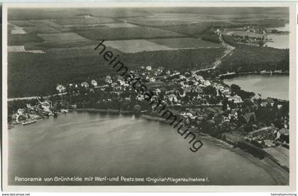 Grünheide in der Mark - Fliegerfoto - Foto-Ansichtskarte