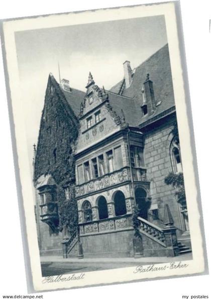 70634110 Halberstadt Halberstadt Rathaus Erker * Halberstadt