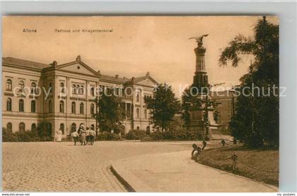 43095667 Altona Hamburg Rathaus und Kriegerdenkmal Altona