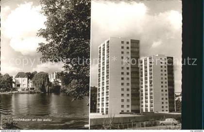 72196036 Winterhude Hochhaeuser an der Alster