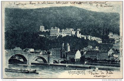 Allemagne - BADE WURTEMBERG - HEIDELBERG -  der brucke