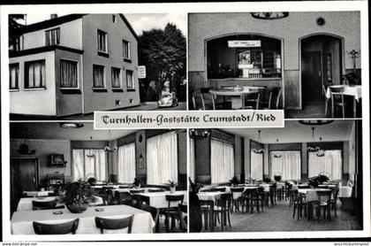 CPA Crumstadt Riedstadt Hessen, Turnhallen Gaststätte