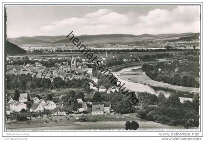 Höxter - Blick von der Wilhelmshöhe - Foto-AK