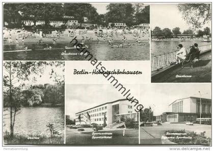 Berlin - Hohenschönhausen - Dynamo-Sporthalle - Sportzentrum - Orankesee - Foto-AK Grossformat - Planet-Verlag Berlin -