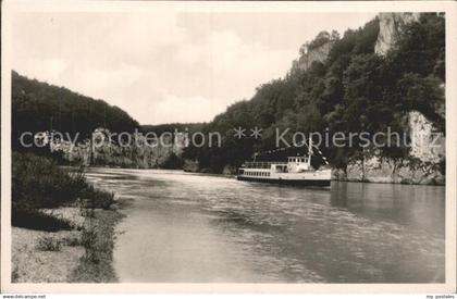 Weltenburg Kelheim MS Kelheim im Weltenburger Donaudurchbruch