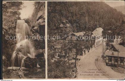 Kirnitzschtal Wasserfall und Gasthaus