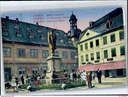 70784124 Koblenz Rhein Koblenz Mueller Denkmal  * Koblenz