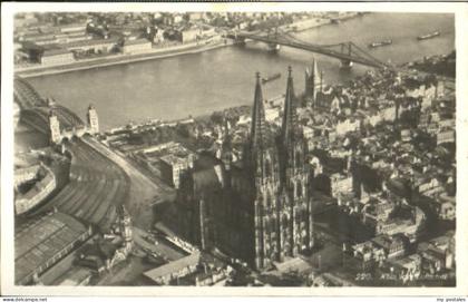 70104564 Koeln Rhein Koeln Fliegeraufnahme x 1931 Koeln Rhein