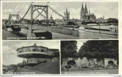 70104568 Koeln Rhein Koeln Bruecke Brunnen   Koeln Rhein