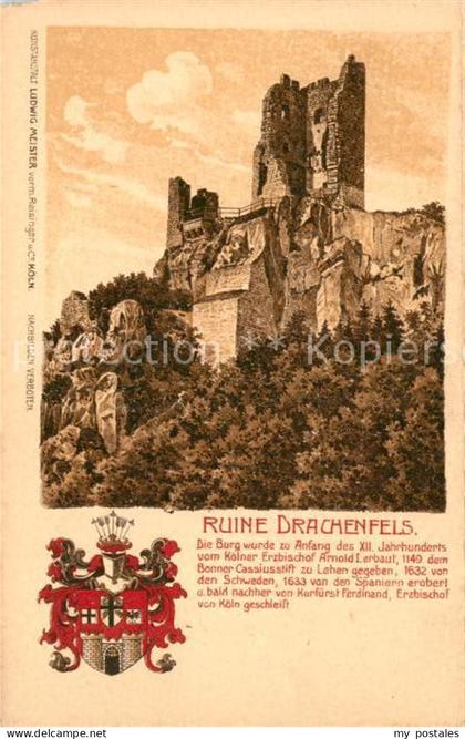 43492917 Drachenfels Ruine Drachenfels