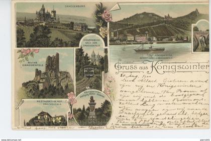 ALLEMAGNE - Gruss aus KÖNIGSWINTER  ( 1900 )