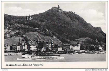 Allemagne - Königswinter am Rhein mit Drachenfels