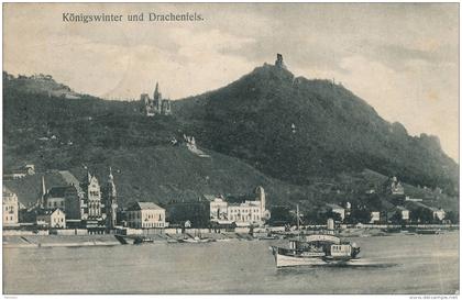 ALLEMAGNE - KÖNIGSWINTER UND DRACHENFELS (boat)