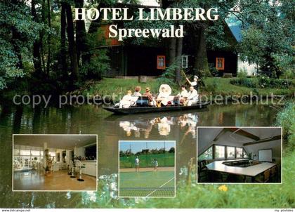 73716440 Limberg Cottbus Hotel Restaurant Limberg Foyer Tennisplatz Spreewaldpar