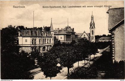 CPA AK Saarlouis Kreis Sparkasse GERMANY (939534)