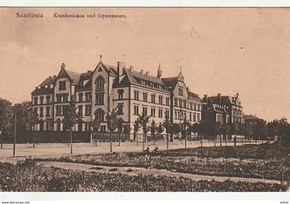 *** Kreis SAARLOUIS  Krankenbaus und gymnasium - TTBE écrite 1918