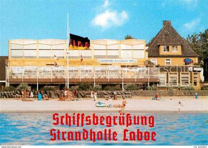 72862455 Laboe Schiffsbegruessung Strandhalle Laboe