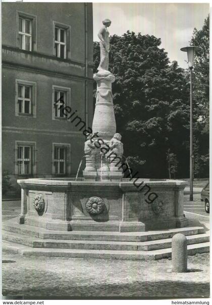 Berlin-Lankwitz - Rathausbrunnen - Foto-Ansichtskarte - Klaus-Peter Heyn Berlin