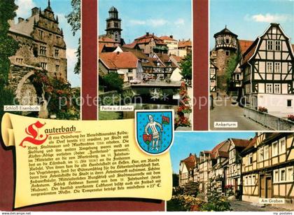 73208696 Lauterbach Hessen Ankerturm Schloss Eisenbach Am Graben Lauterbach Hess