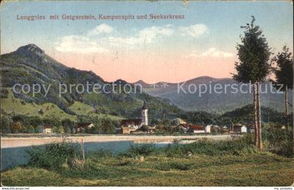 42569110 Lenggries Geigerstein Kampenspitz Seekarkreuz Lenggries