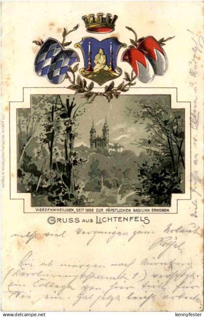 Gruss aus Lichtenfels - Litho