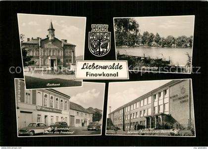 43352606 Liebenwalde Finowkanal Rathaus Muehlensee HOG Haus des Friedens Werner