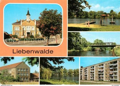 43353212 Liebenwalde Rathaus Marktplatz Schwimmbad Vosskanal