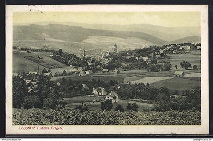 AK Lössnitz / Erzg., Panorama