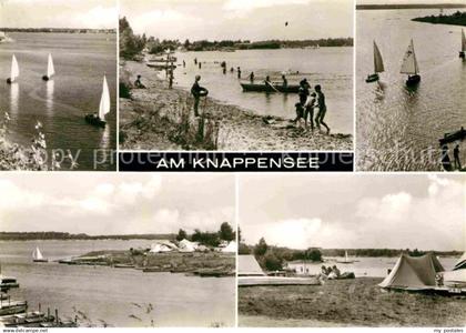 72704177 Knappensee Oberlausitz Segler Campingplatz Teilansicht