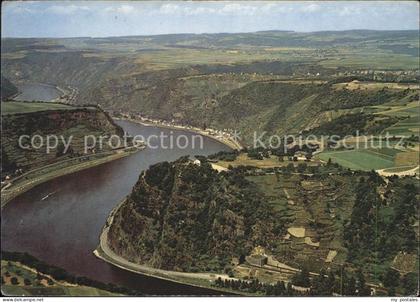 71831870 Loreley Lorelei Felsen Fliegeraufnahme Blick Loreley