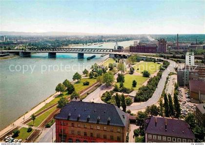 72785942 Ludwigshafen Rhein Panorama mit Rheinbruecke Ludwigshafen am Rhein