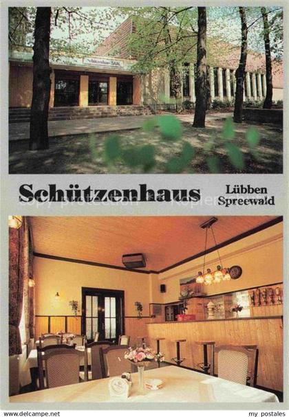 74021402 Luebben Spreewald Schuetzenhaus Gastraum