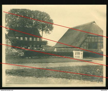 orig. XL Foto 1928 Blick auf ein Restaurant in Brodten, Stadtteil Lübeck Travemünde