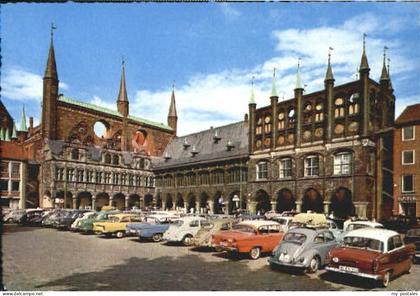 70105305 Luebeck Luebeck Marktplatz Rathaus Luebeck