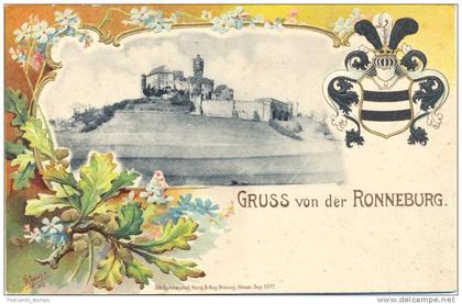 Ronneburg im Main-Kinzig-Kreis, Prägekarte, um 1900/10