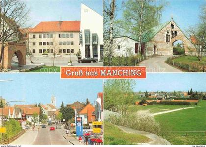 74026358 Manching Teilansichten Kirche Hauptstrasse