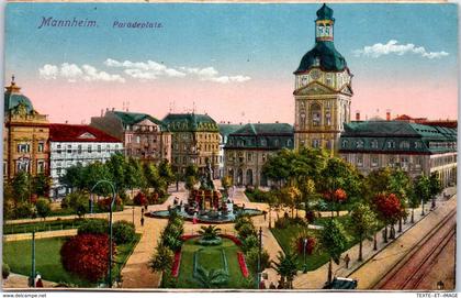 Allemagne - BADE WURTEMBERG - MANNHEIM - Paradeplatz