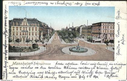 Mannheim Ringstrasse Brunnen