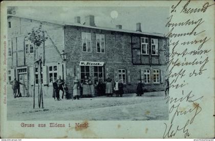 Clair de lune CPA Eldena in Mecklenburg, Geschäftshaus W. Blanck