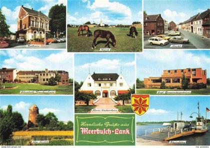 74002877 Meerbusch Rathaus Elisabeth Krankenhaus Alte Muehle Kierst Markt Haus N