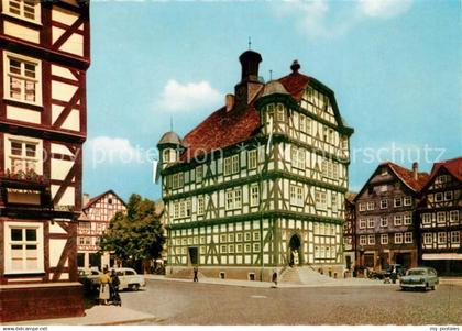 73158428 Melsungen Fulda Marktplatz mit Rathaus Melsungen Fulda