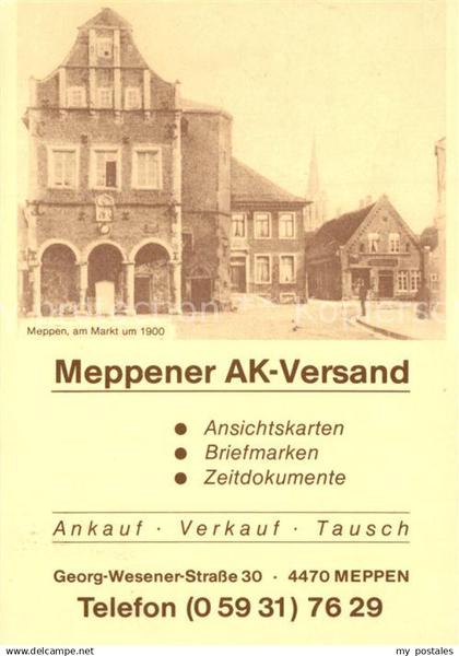 43369805 Meppen Markt um 1900