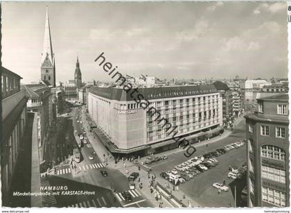 Hamburg - Mönckebergstrasse - Karstadt - Foto-Ansichtskarte