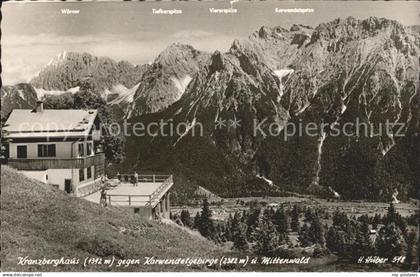 72062866 Mittenwald Bayern Kranzberghaus Mittenwald