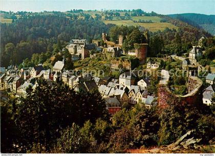 73180076 Monschau Panorama Burg Monschau