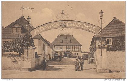 AK Moritzburg Adams Gasthof am Markt bei Dippelsdorf Friedewald Bärnsdorf Volkersdorf Reichenberg Radebeul Coswig