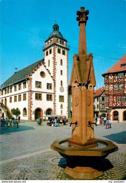 42918114 Mosbach Baden Rathaus Marktplatz Mosbach