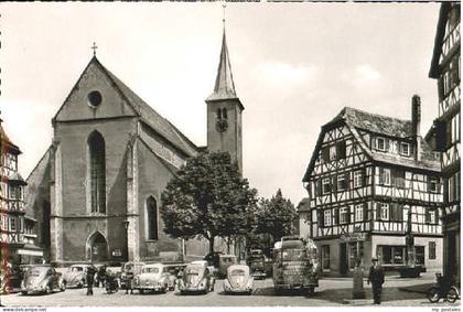 70099911 Mosbach Baden Mosbach Marktplatz Kirche Mosbach