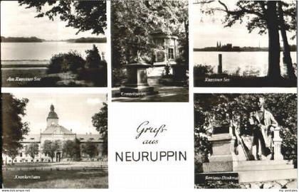 70122003 Neuruppin Neuruppin Krankenhaus See ungelaufen ca. 1955 Neuruppin