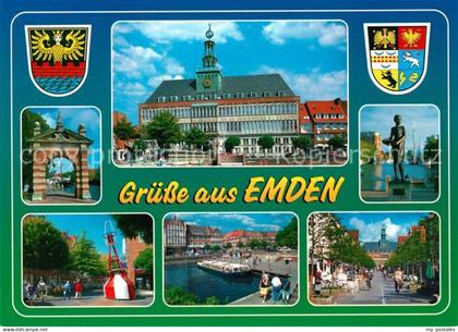 73234130 Emden Ostfriesland Rathaus Hafentor Boje Emden Ostfriesland